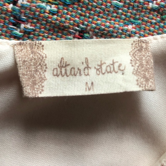 Altar'd State Floral Stretch Knit Fit & Flare Skater Dress - Picture 6 of 11